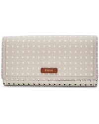 Fossil Allen Rfid Passcase Wallet 