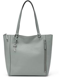 fossil women's tara leather shopper