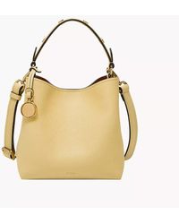 Fossil - Jessie Leather Small Bucket Crossbody Bag - Lyst
