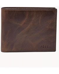 Fossil - Derrick Flip Id Bifold - Lyst