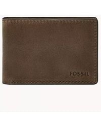 Fossil - Derrick Front Pocket Bifold - Lyst