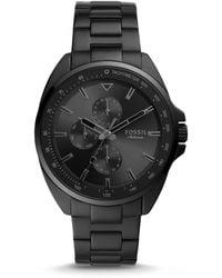 Fossil Autocross Multifunction, -tone Stainless Steel Watch - Black