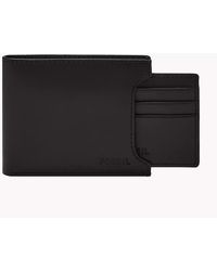 Fossil - Derrick Leather Rfid Sliding 2-in-1 Wallet - Lyst