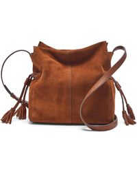 rayna drawstring crossbody fossil
