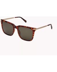 Fossil - Cary Rectangle Sunglasses - Lyst