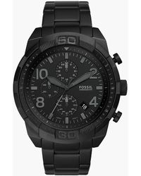 Fossil - Bronson Quartz Stainless Steel Chronograph Watch - Lyst