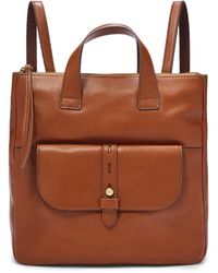 hunter leather backpack