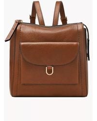 Fossil - Parker Leather Mini Backpack - Lyst