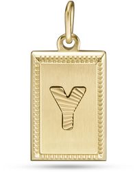 Fossil Oh So Charming Gold-tone Stainless Steel Initial Charm - Metallic
