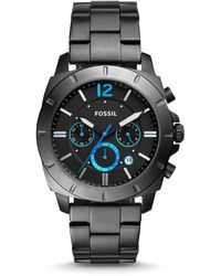 privateer sport chronograph smoke stainless steel watch