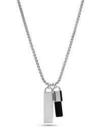 Men's Black Onyx Necklace for Men - Up 