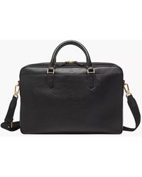 Fossil - Asher Leather Briefcase - Lyst
