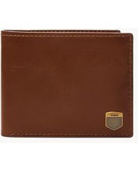 Fossil - Hayes Bifold With Flip Id - Lyst
