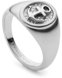 60 Visiter la boutique FossilFossil 32021034 Men's Ring Stainless Steel Stainless steel No gemstone 