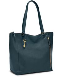 fossil women's tara leather shopper