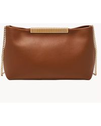 Fossil - Penrose Leather Pouch Clutch - Lyst