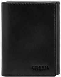 Fossil - Derrick Leathers Trifold - Lyst