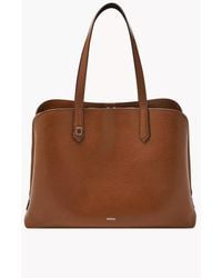 Fossil Kier Vegan Cactus Tote in Black | Lyst Canada