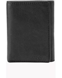Fossil - Ingram Leather Trifold With Id Window Wallet - Lyst