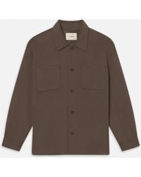 FRAME - Double Face Wool Trucker - Lyst