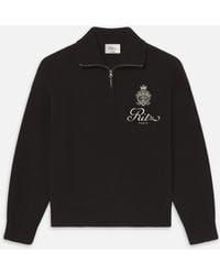 FRAME - Ritz Cashmere Half Zip - Lyst