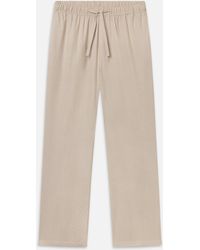FRAME - Cotton Easy Trousers - Lyst