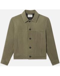 FRAME - Suede Jacket - Lyst
