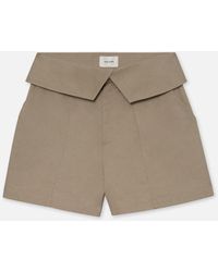 FRAME - Foldover Short - Lyst