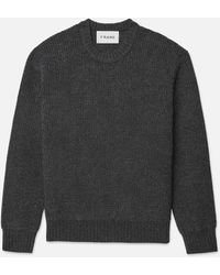 FRAME - Wool Crewneck Sweater - Lyst