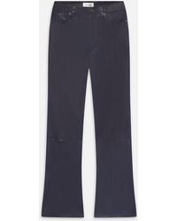 FRAME - The Leather Reboot Crop - Lyst