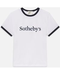 FRAME - Sotheby's Ringer Baby Tee - Lyst