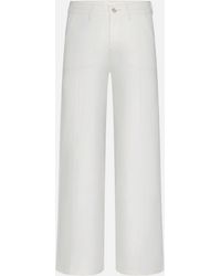 FRAME - Le Slim Palazzo Pintuck Pocket - Lyst