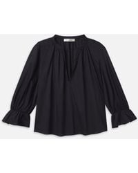FRAME - The Poet Blouse - Lyst