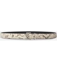 FRAME - The Snake Square Buckle Belt - Lyst