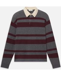 FRAME - Rugby Polo Sweater - Lyst
