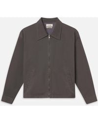 FRAME - Canvas Trucker Jacket - Lyst