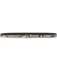 FRAME - The Petite Square Buckle Belt - Lyst