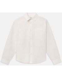 FRAME - Linen Blend Shirt - Lyst