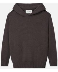 FRAME - Cashmere Hoodie - Lyst
