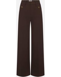 FRAME - The Slim Palazzo Trouser - Lyst
