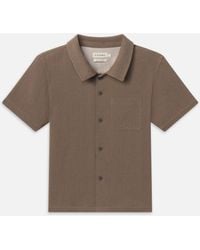 FRAME - Open Weave Shirt - Lyst