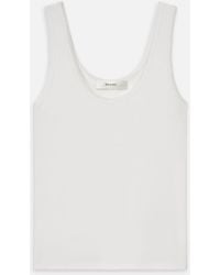 FRAME - The Mesh Trim Tank - Lyst