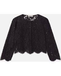 FRAME - The Lace Blouse - Lyst