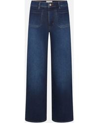 FRAME - Le Pixie Slim Palazzo Modernist Pocket - Lyst