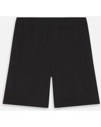 FRAME - Wool Relaxed Shorts - Lyst