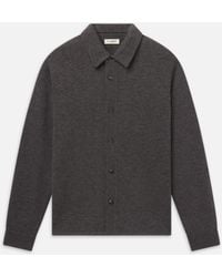 FRAME - Long Sleeve Shirt Sweater - Lyst