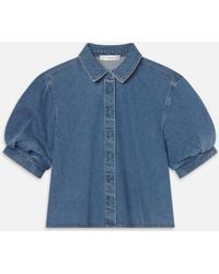 FRAME - The Billow Sleeve Shirt - Lyst