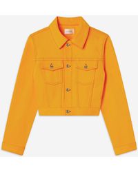 FRAME - The Tailored Denim Jacket - Lyst