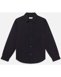 FRAME - Waffle Textured Shirt - Lyst