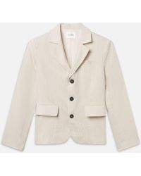 FRAME - The Striped Smart Blazer - Lyst